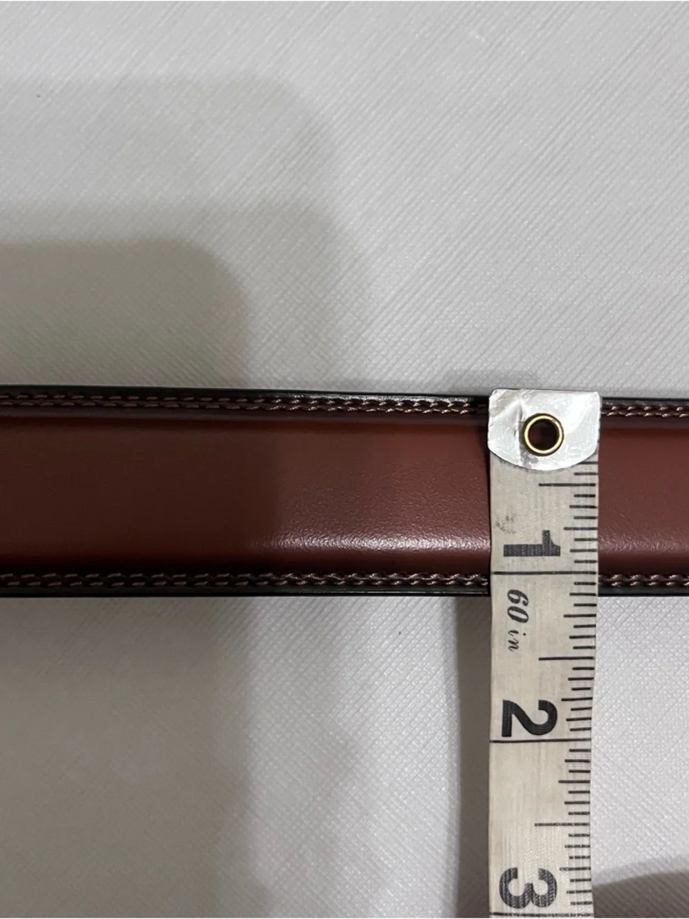 KM Legend Brown Leather Dress Belt